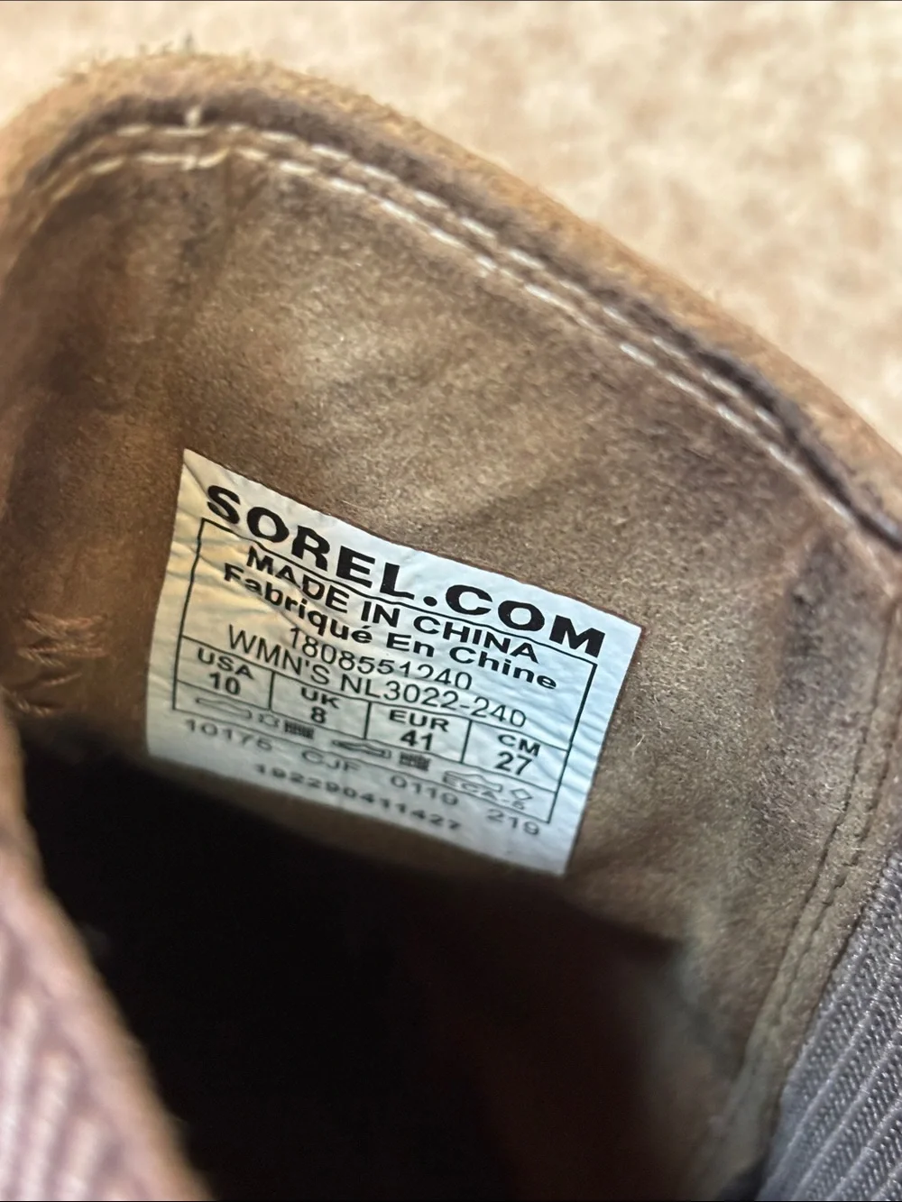 Sorel Women's Taupe Chelsea Ankle Boots
